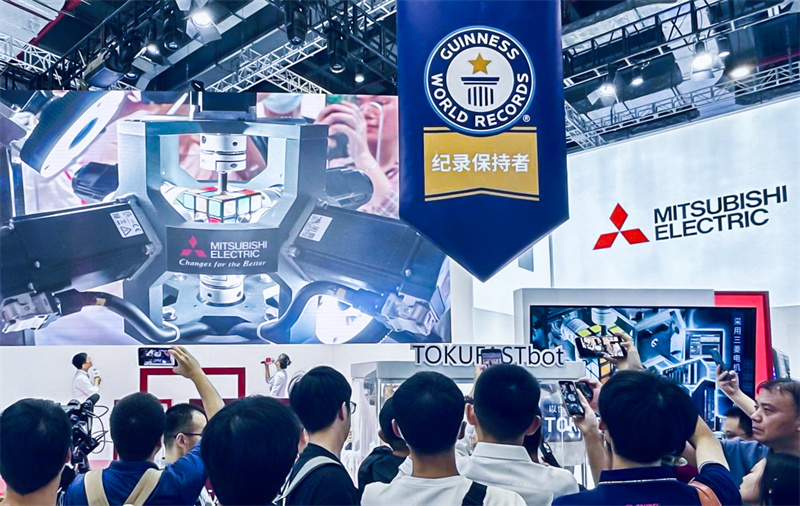 彩神vll向“新”求“质” 三菱电机携多款高速高精度创新成果亮相工博会